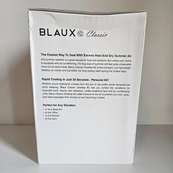 Blaux Classic Desk top AC New in box never opened. - Picture 2 of 8
